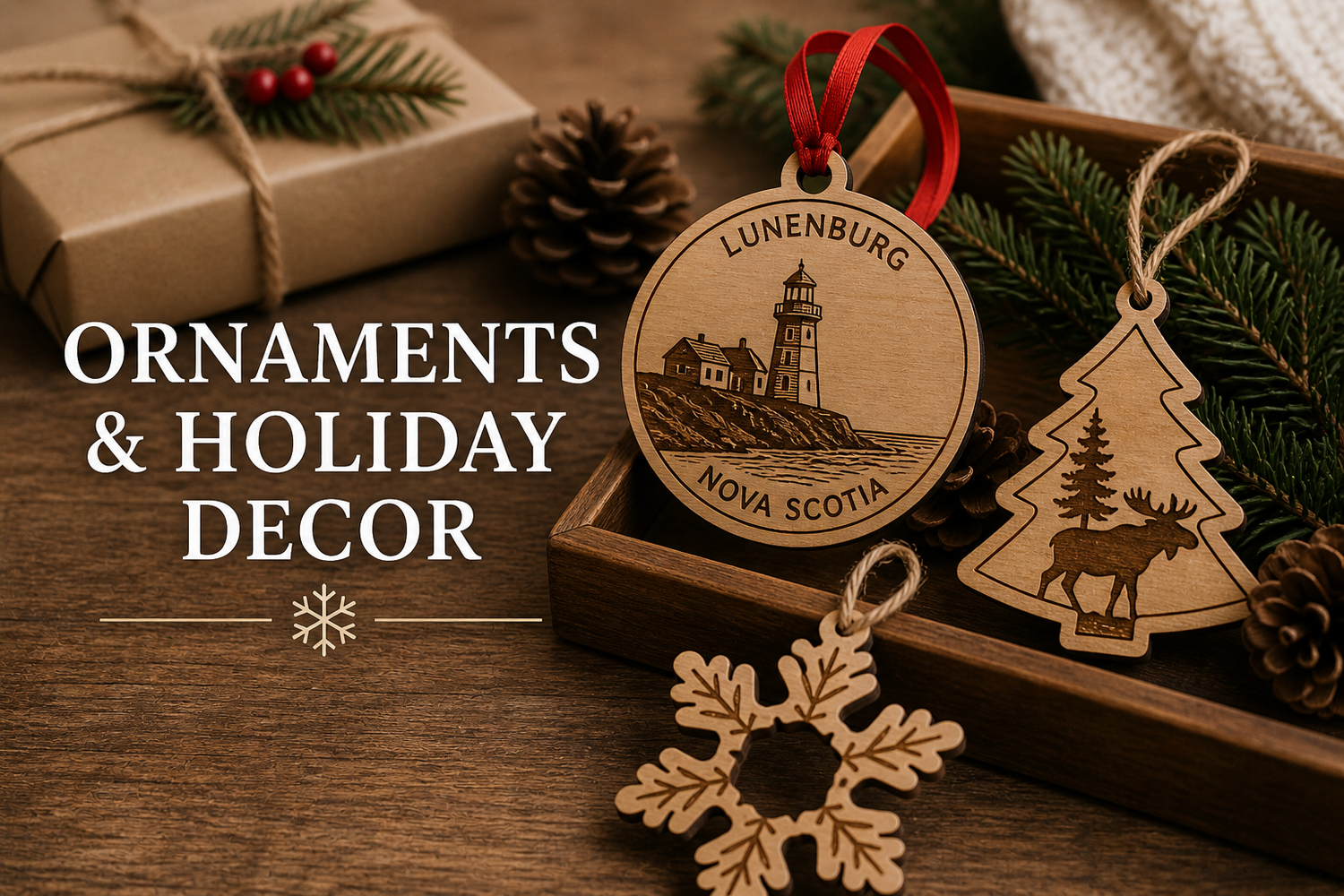 Custom & Handmade Christmas Ornaments