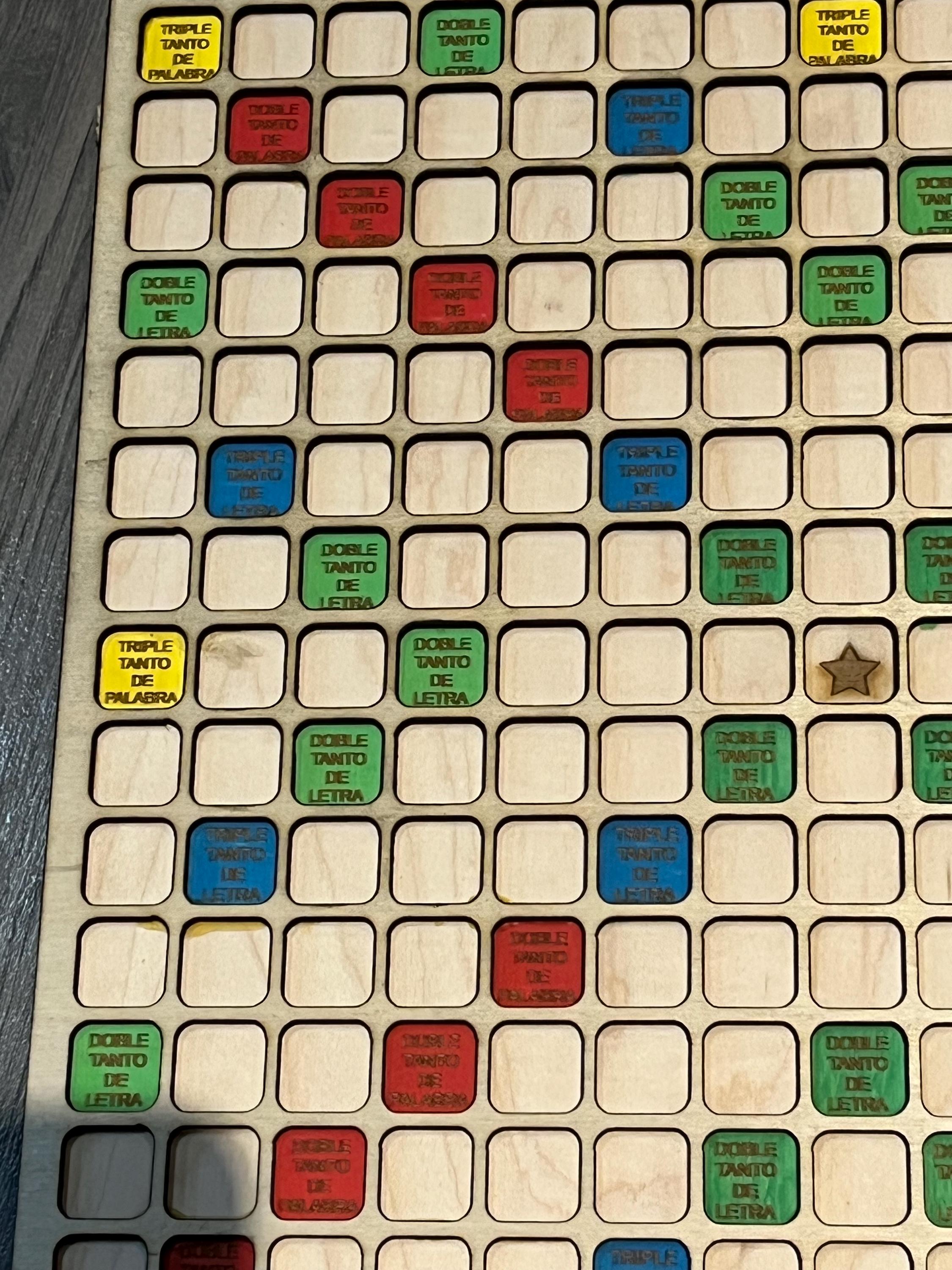 Juego de Scrabble (versión en español)