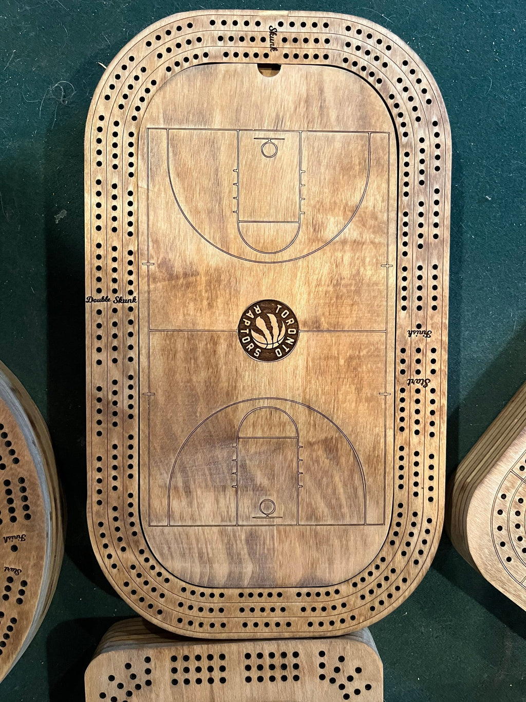 Custom sports cribbage boards. Any sport any logo.