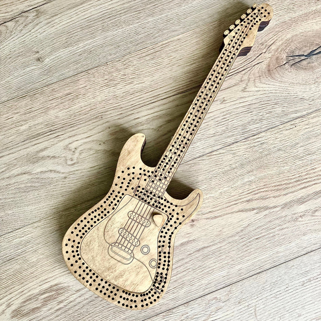 Guitar cribbage with customization