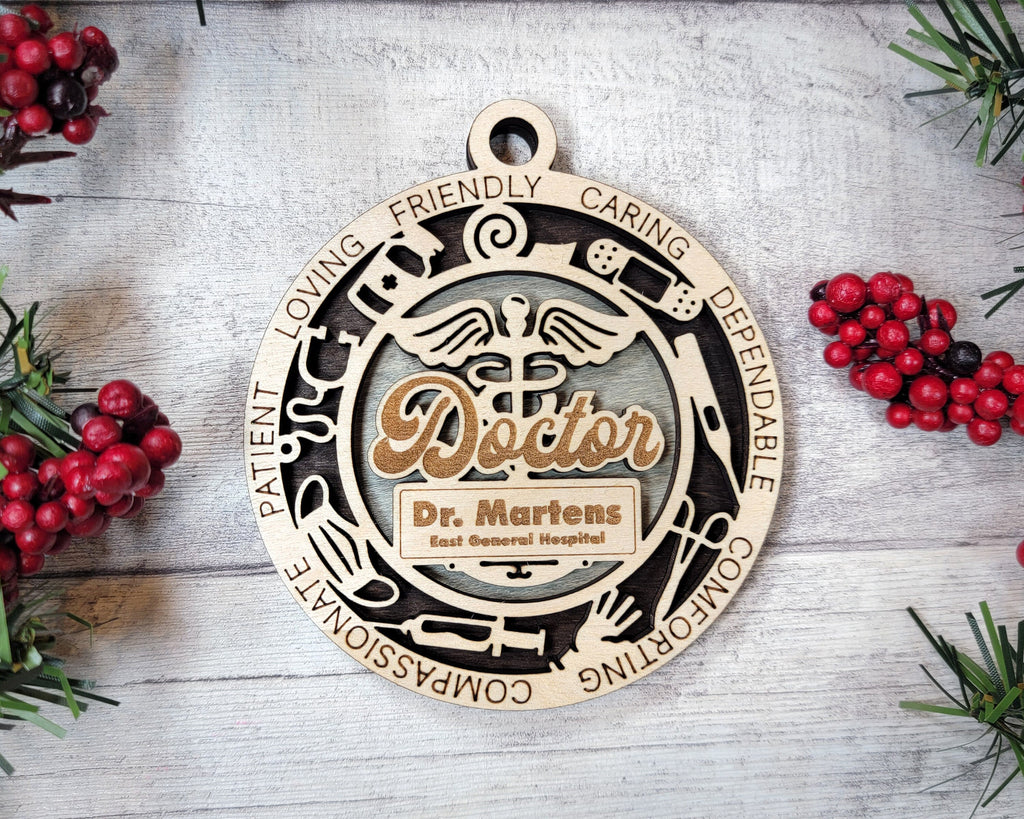 Doctor Christmas ornaments