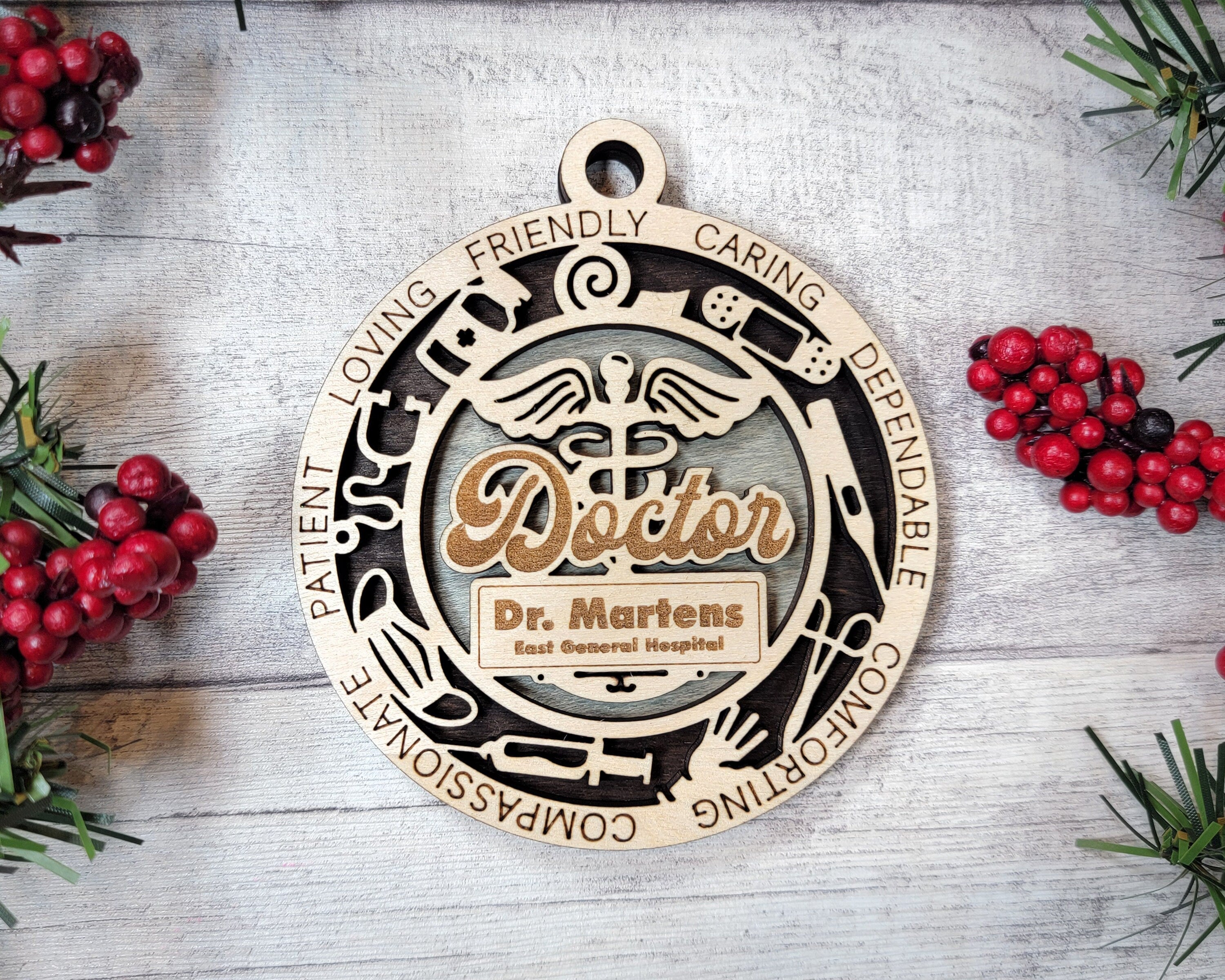 Doctor Christmas ornaments