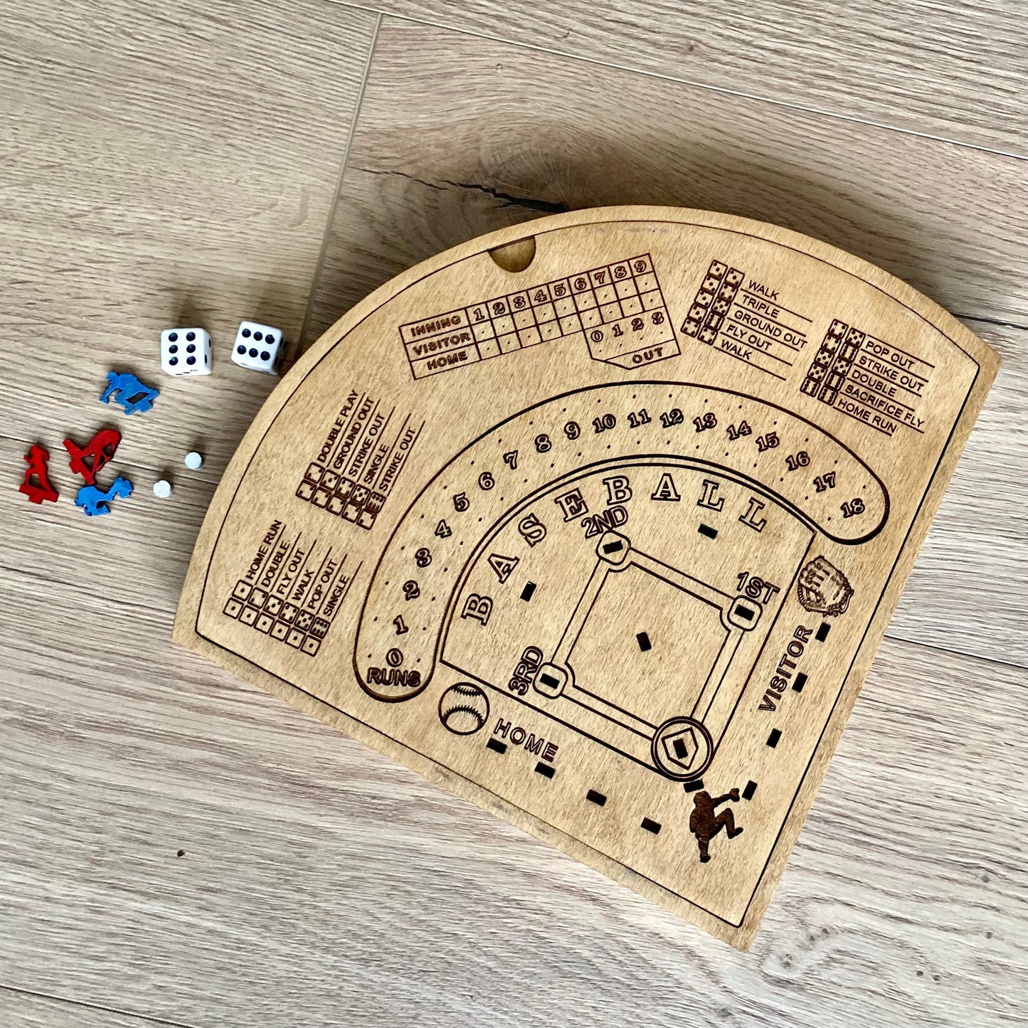Dice baseball and frustration rummy combo