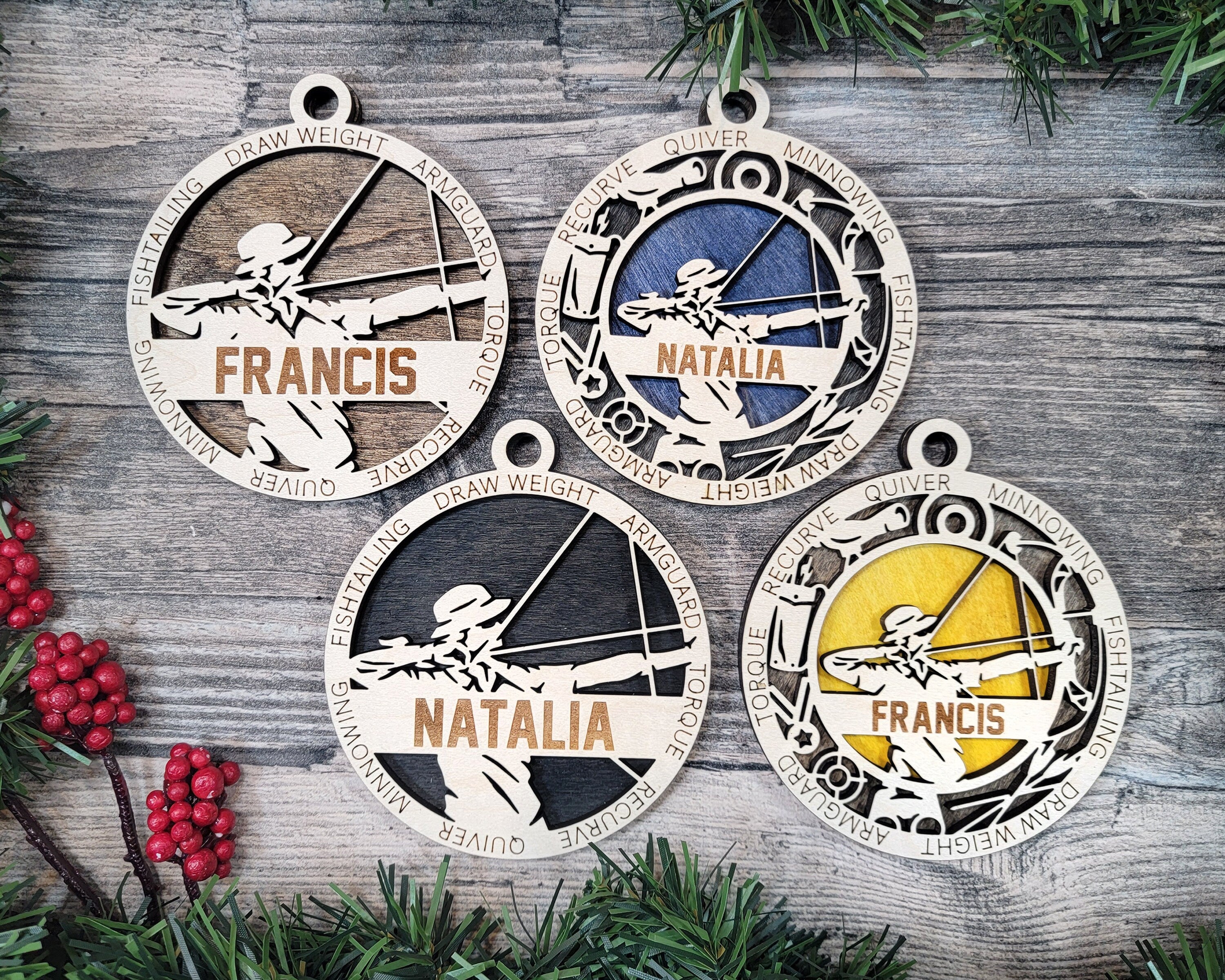 Hunting Christmas ornaments.