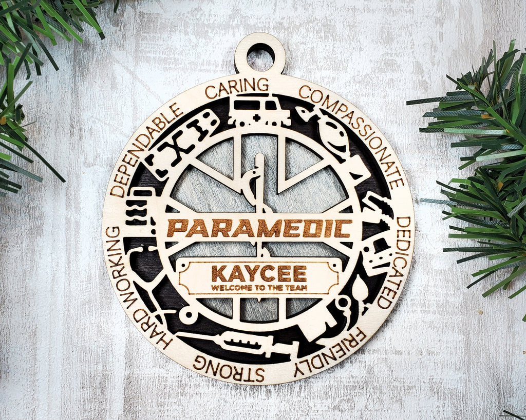 First responders and emergency staff ornaments