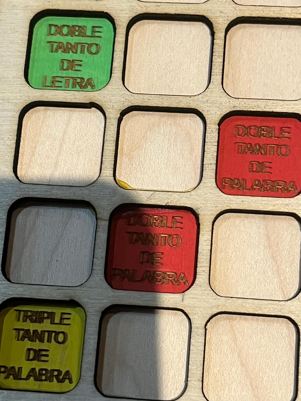 Juego de Scrabble (versión en español)