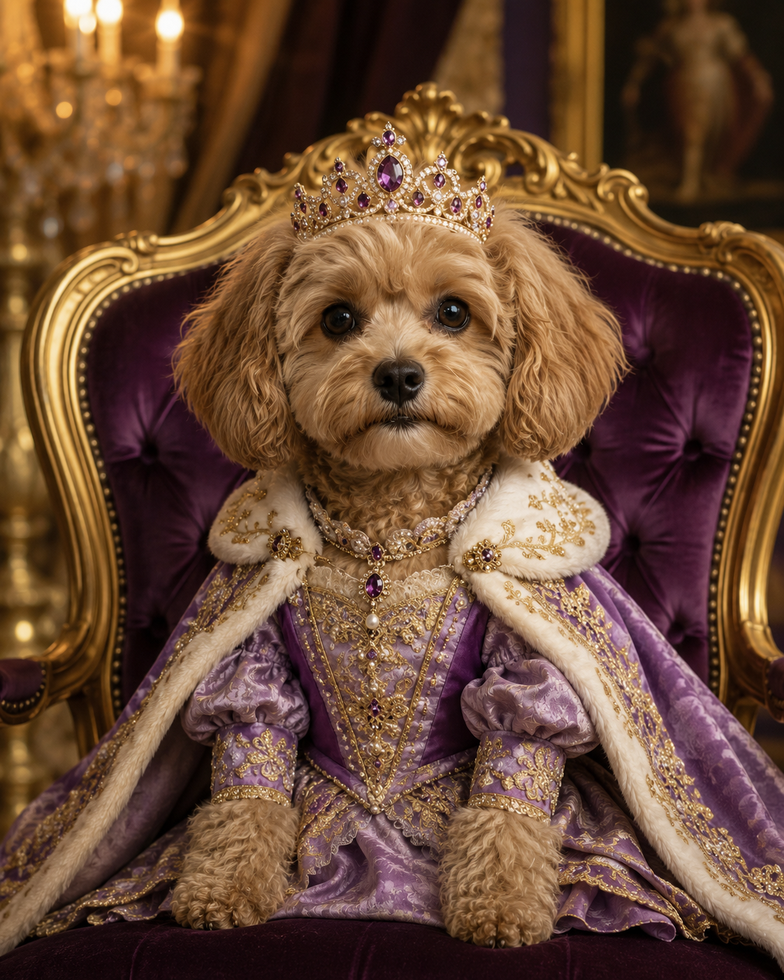 *Digital* Funny Custom Pet Portraits  Royals