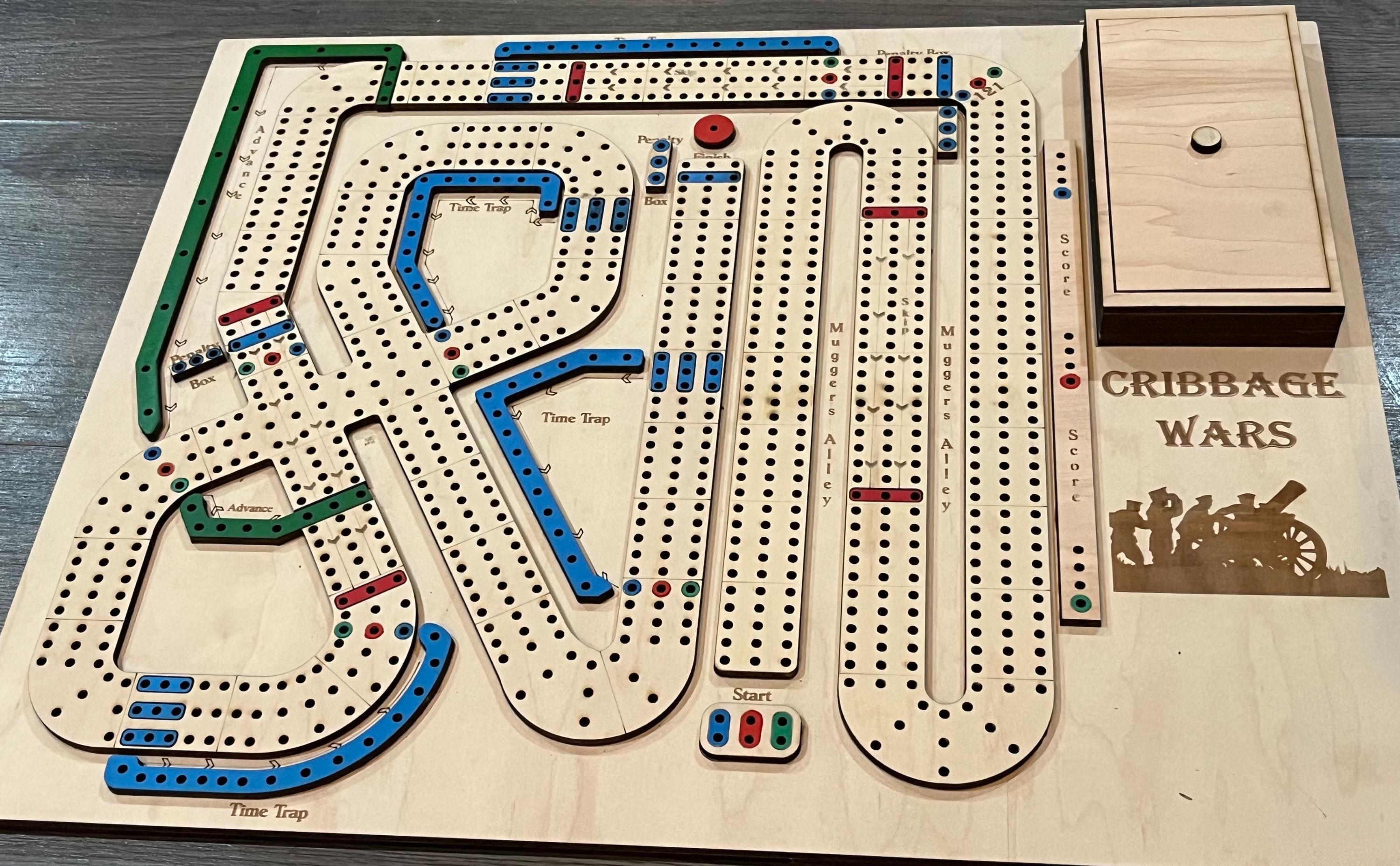 Improved cribbage game