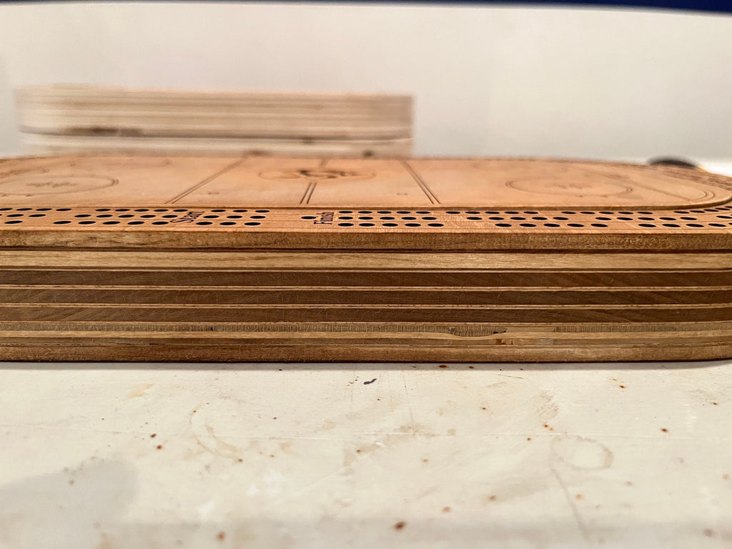 Custom Soccer Stadium Cribbage Board: Any Team, Card & Peg Storage