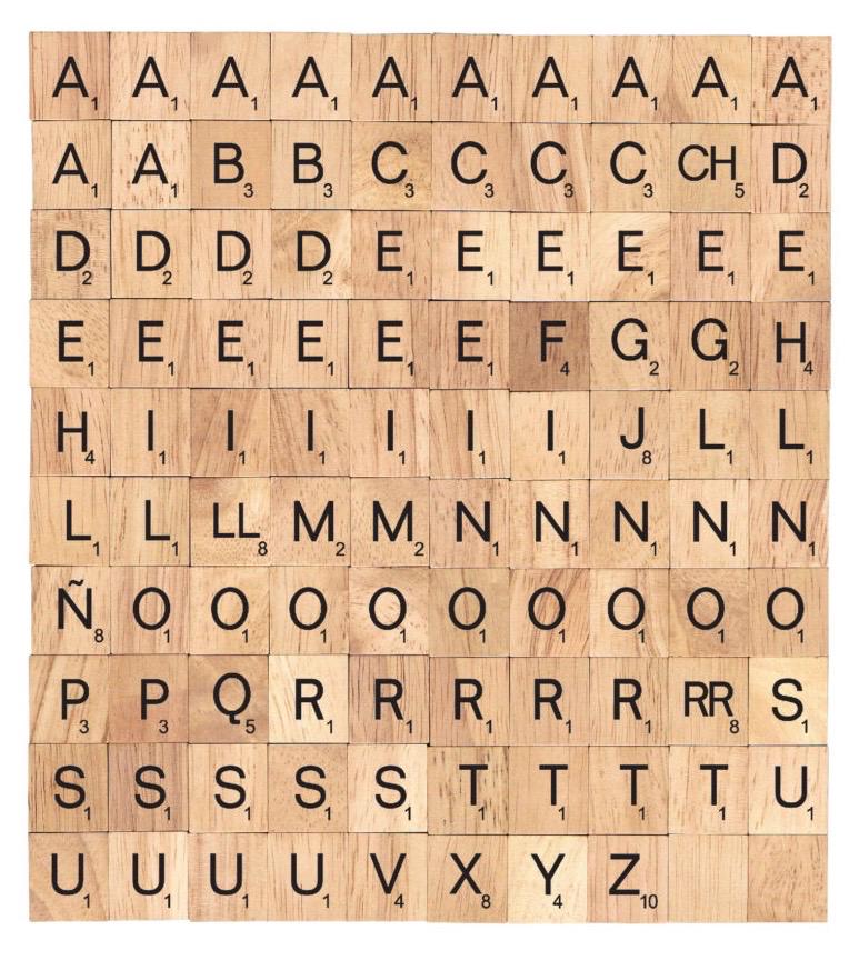 Juego de Scrabble (versión en español)