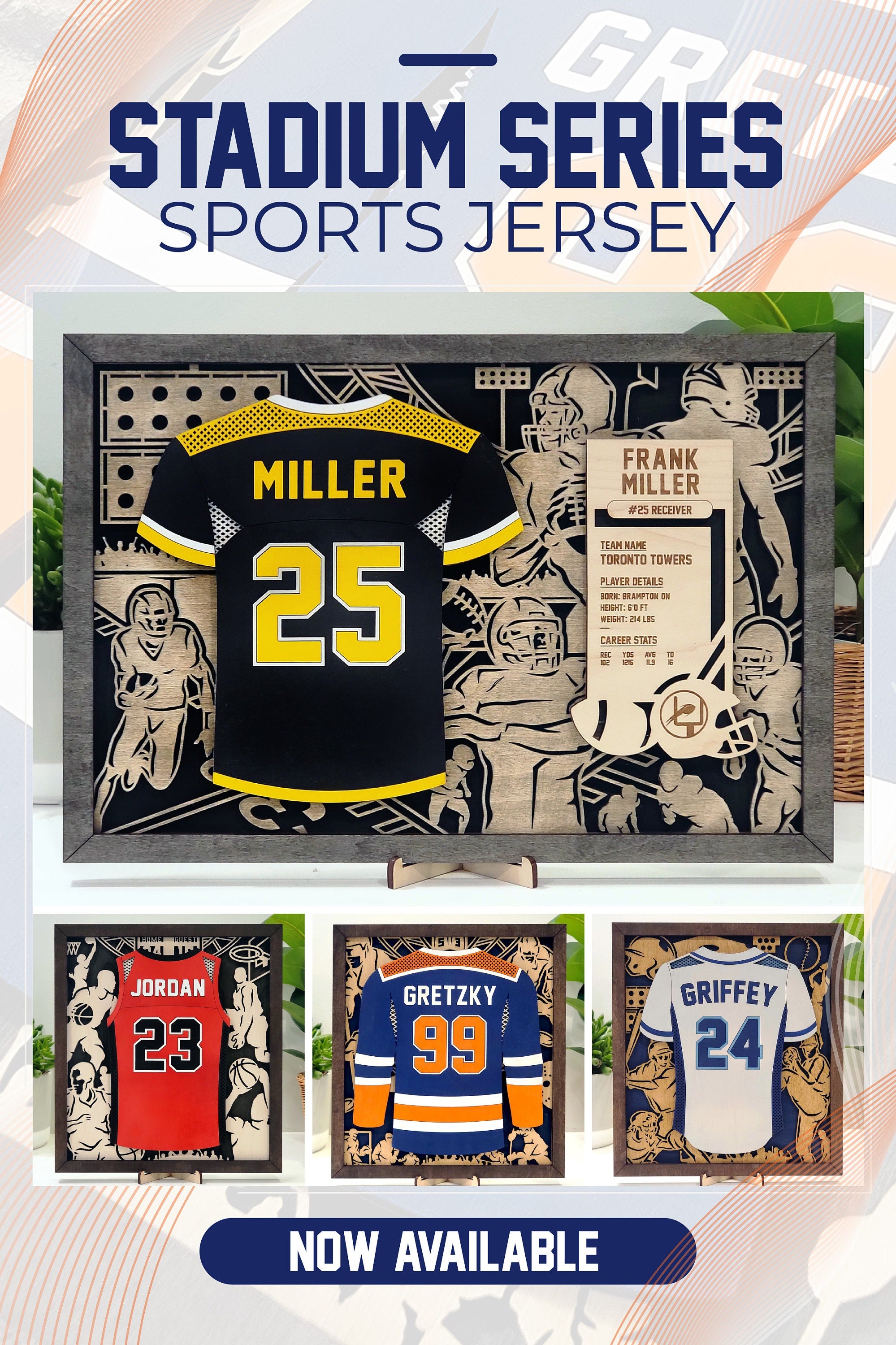 Football Jersey Plaques