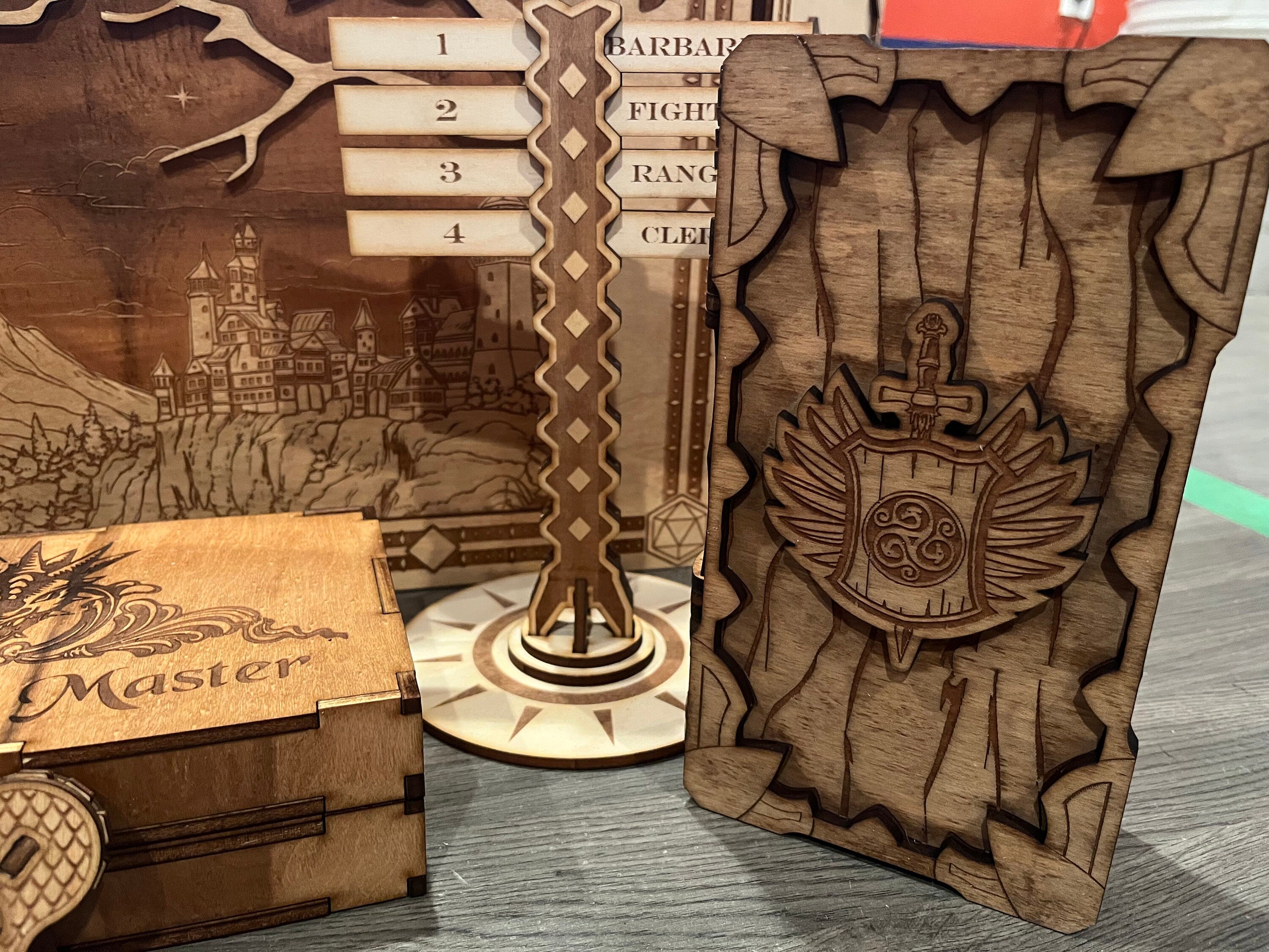 Dungeons and Dragons Initiative Tracker & Time Tracker Set