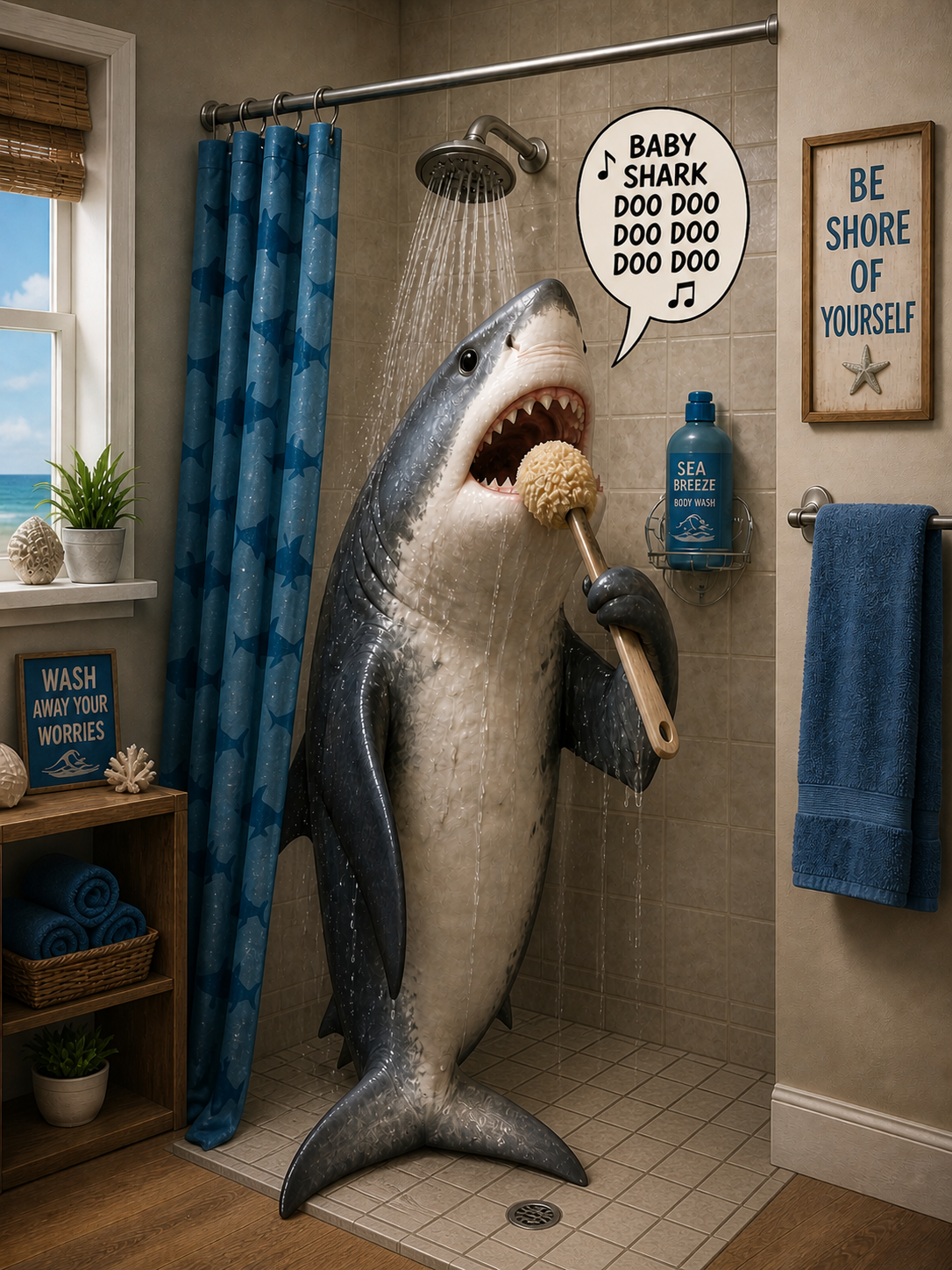 *Digital* Funny Custom Pet Portraits  (Bathroom & Spa)