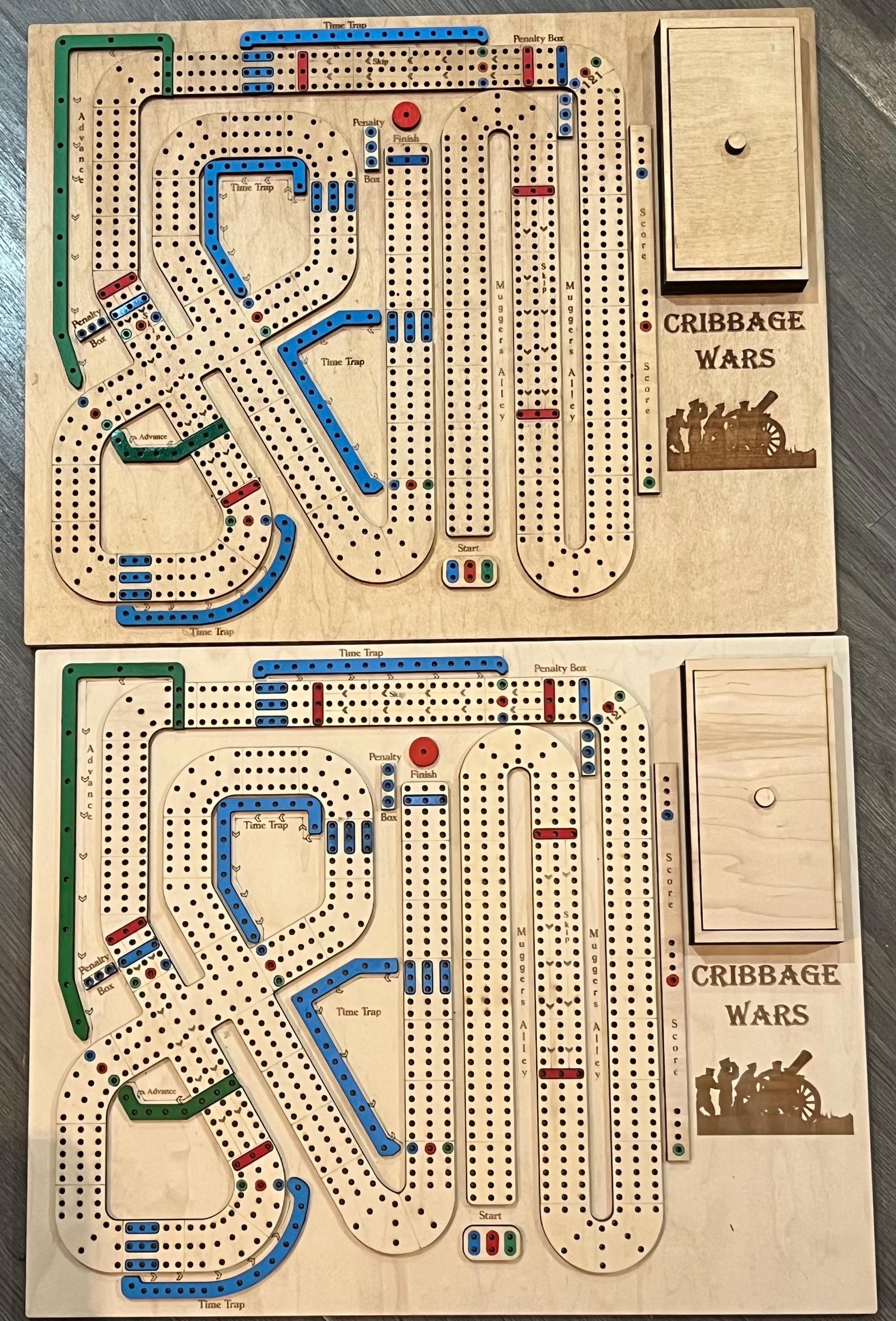 Improved cribbage game