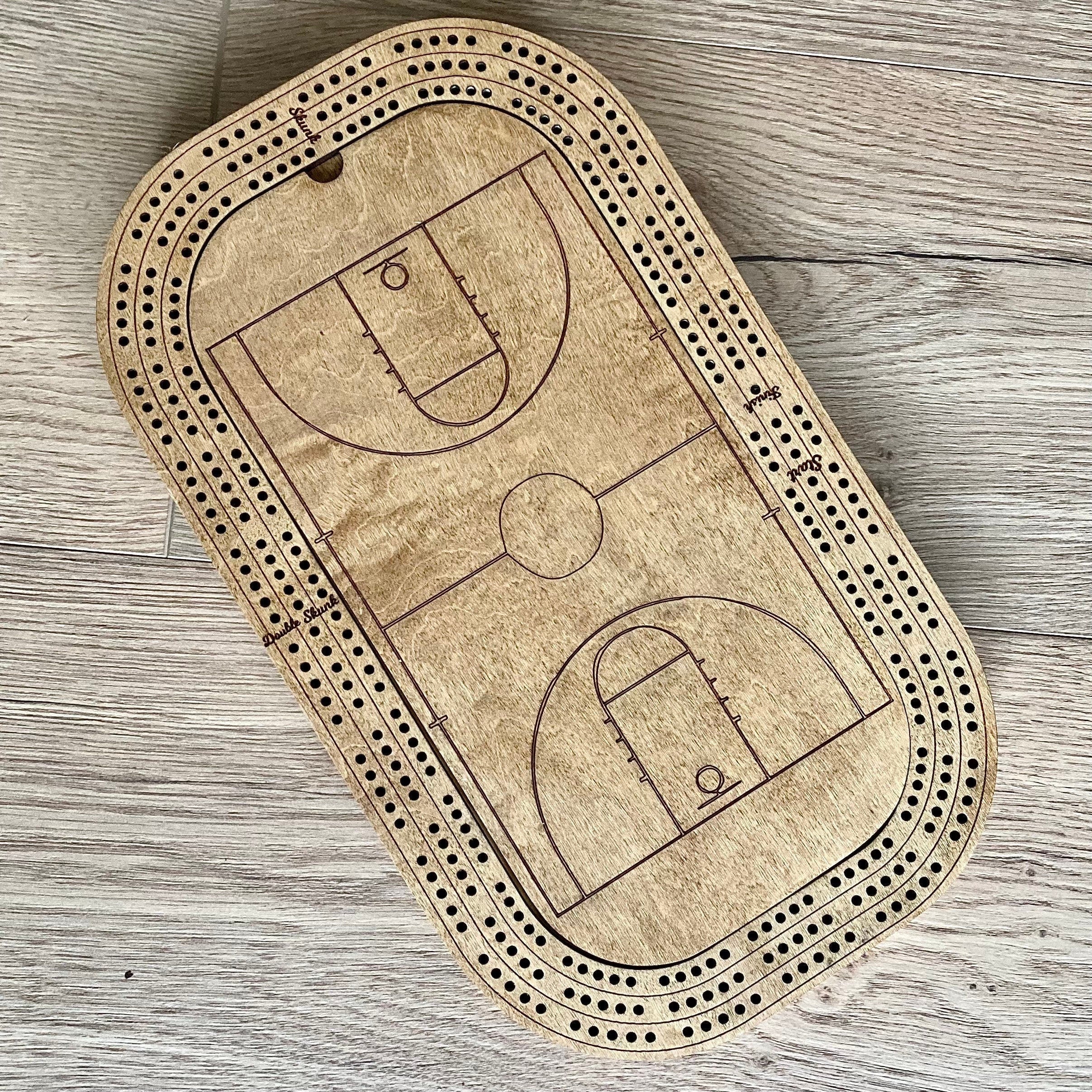 Custom sports cribbage boards. Any sport any logo.