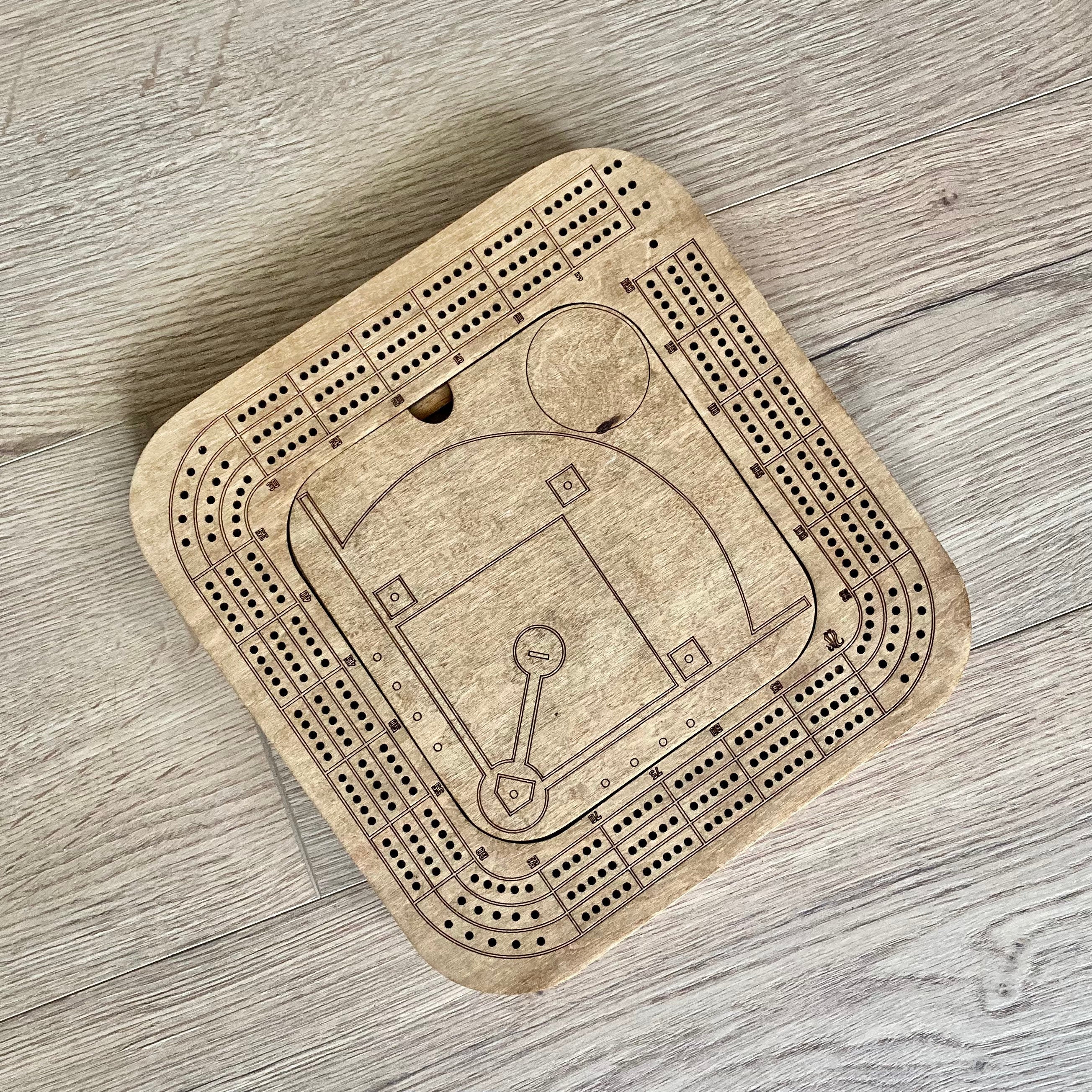 Custom sports cribbage boards. Any sport any logo.