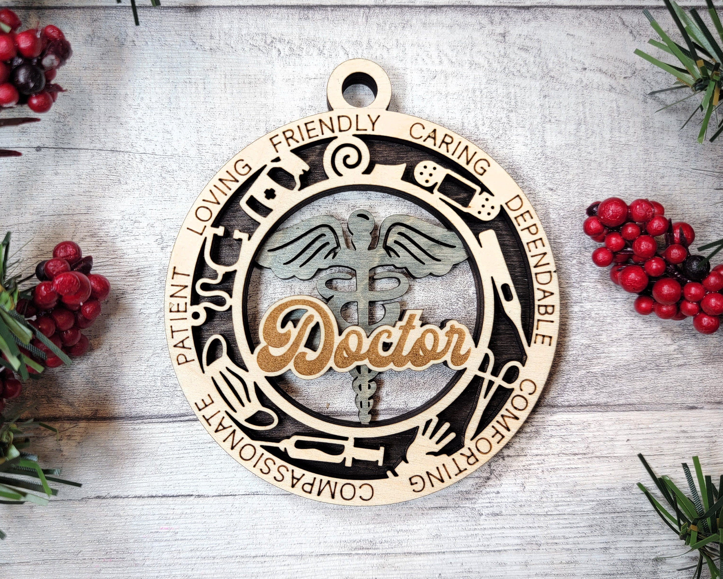 Doctor Christmas ornaments