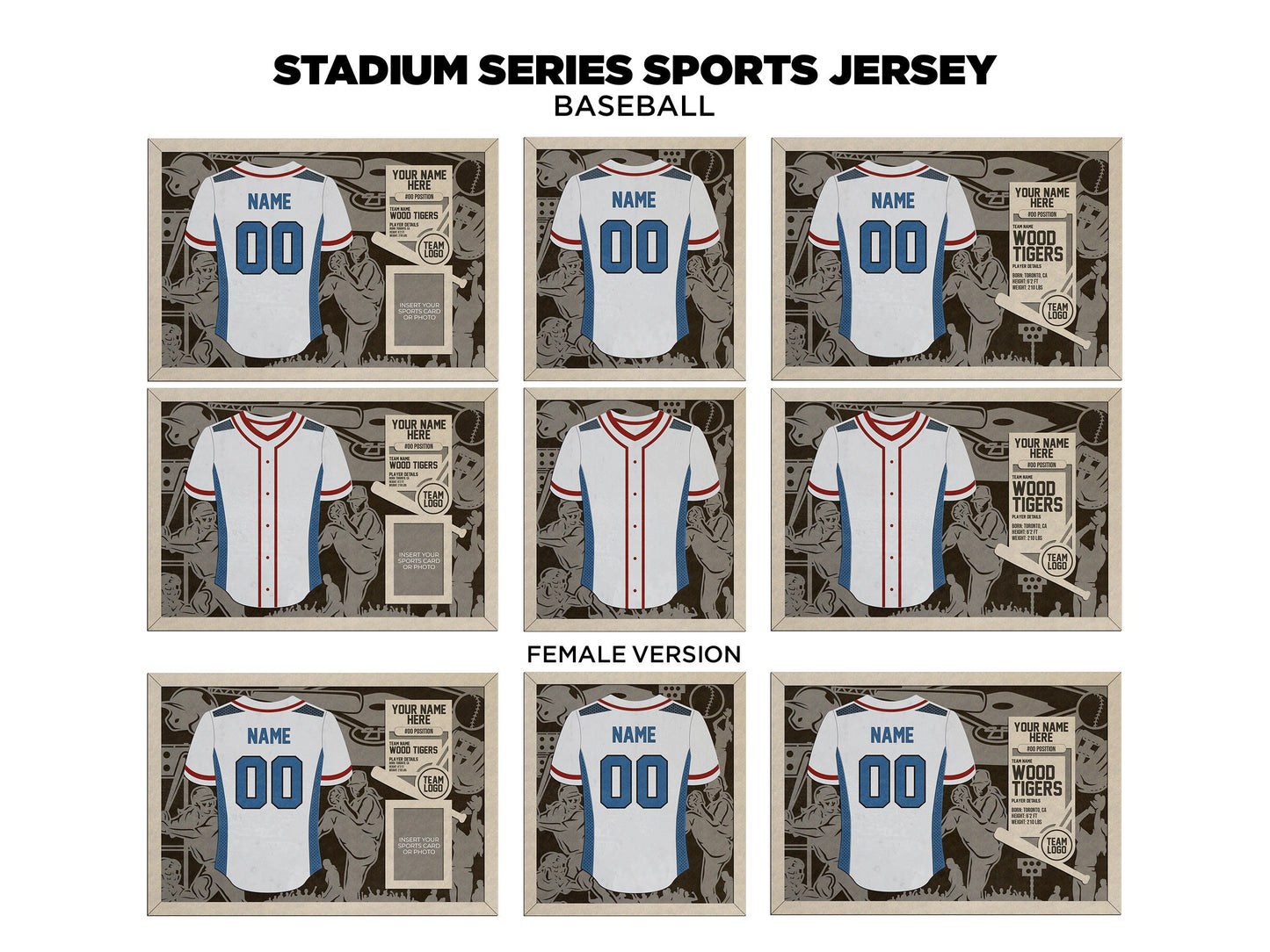 Personalized Baseball Jersey Plaque