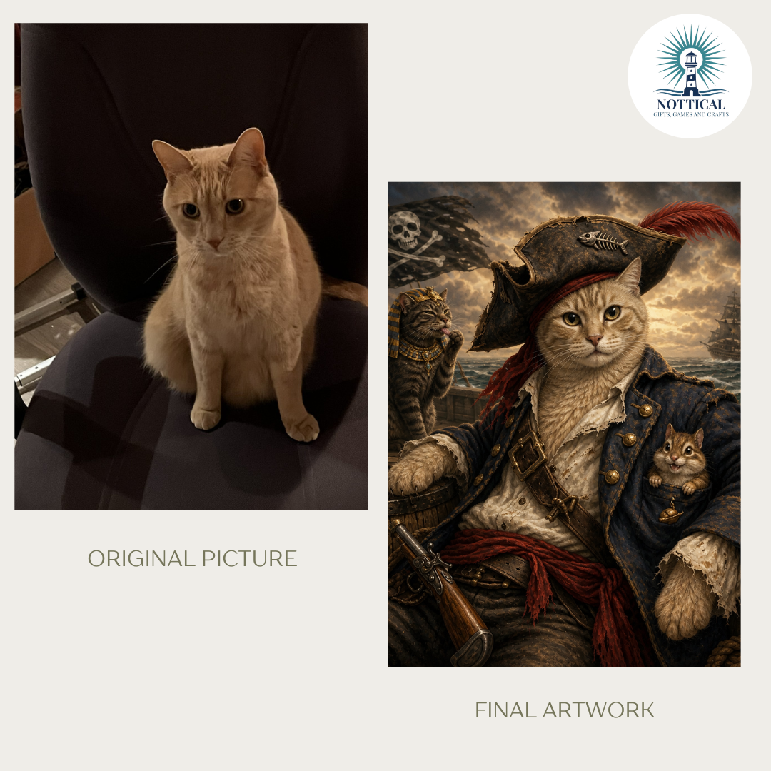 Funny Custom Pet Portraits  (Chef)