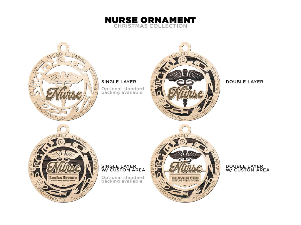 First responders and emergency staff ornaments