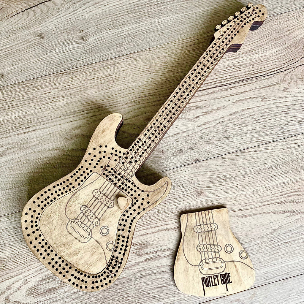 Guitar cribbage with customization