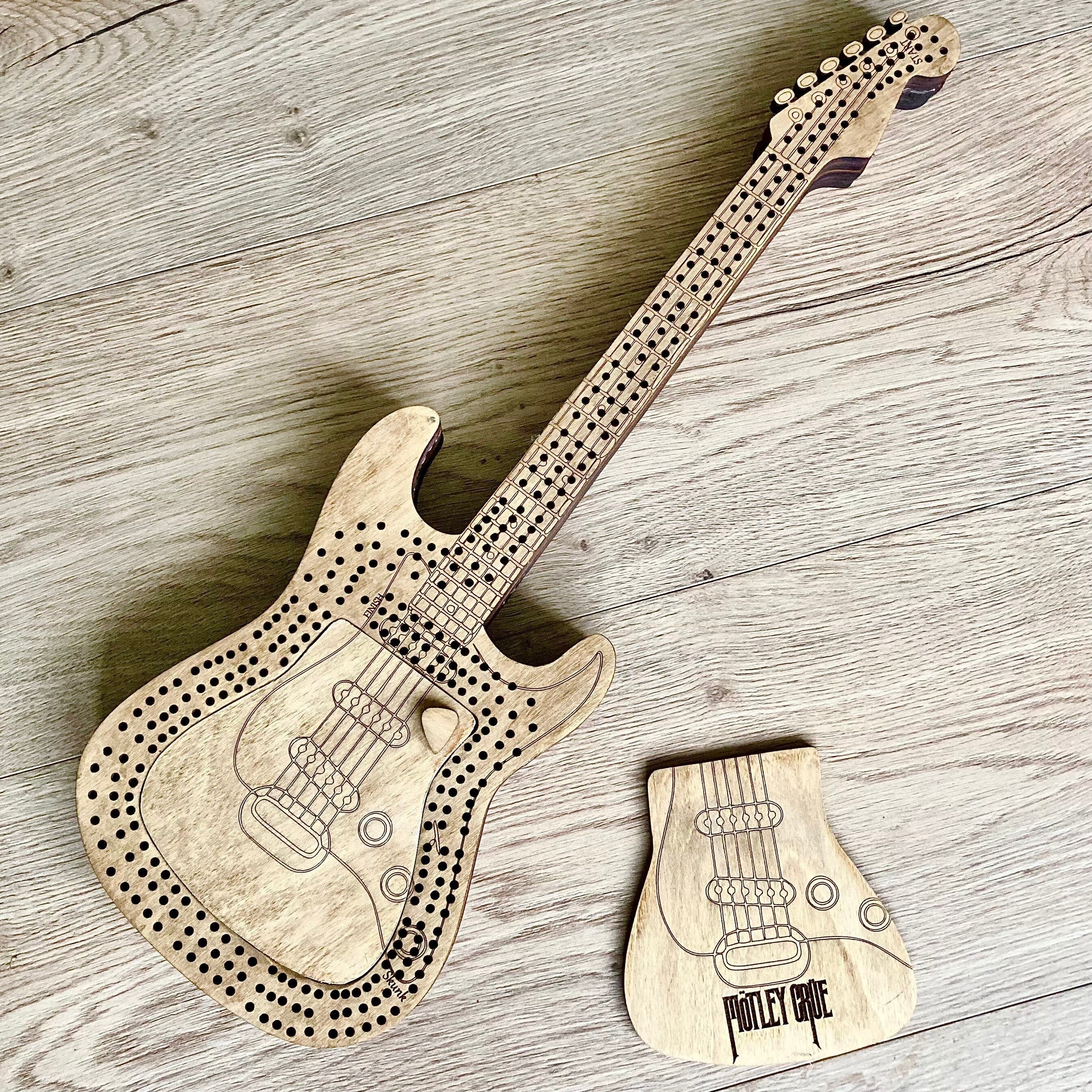 Guitar cribbage with customization