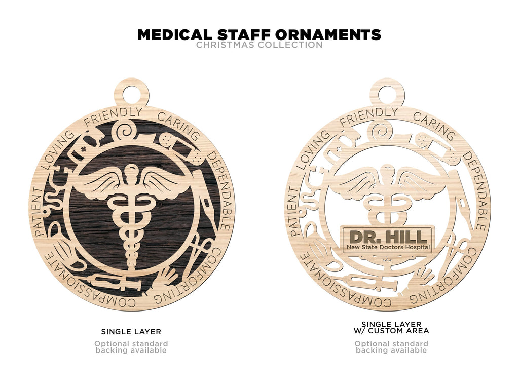 First responders and emergency staff ornaments