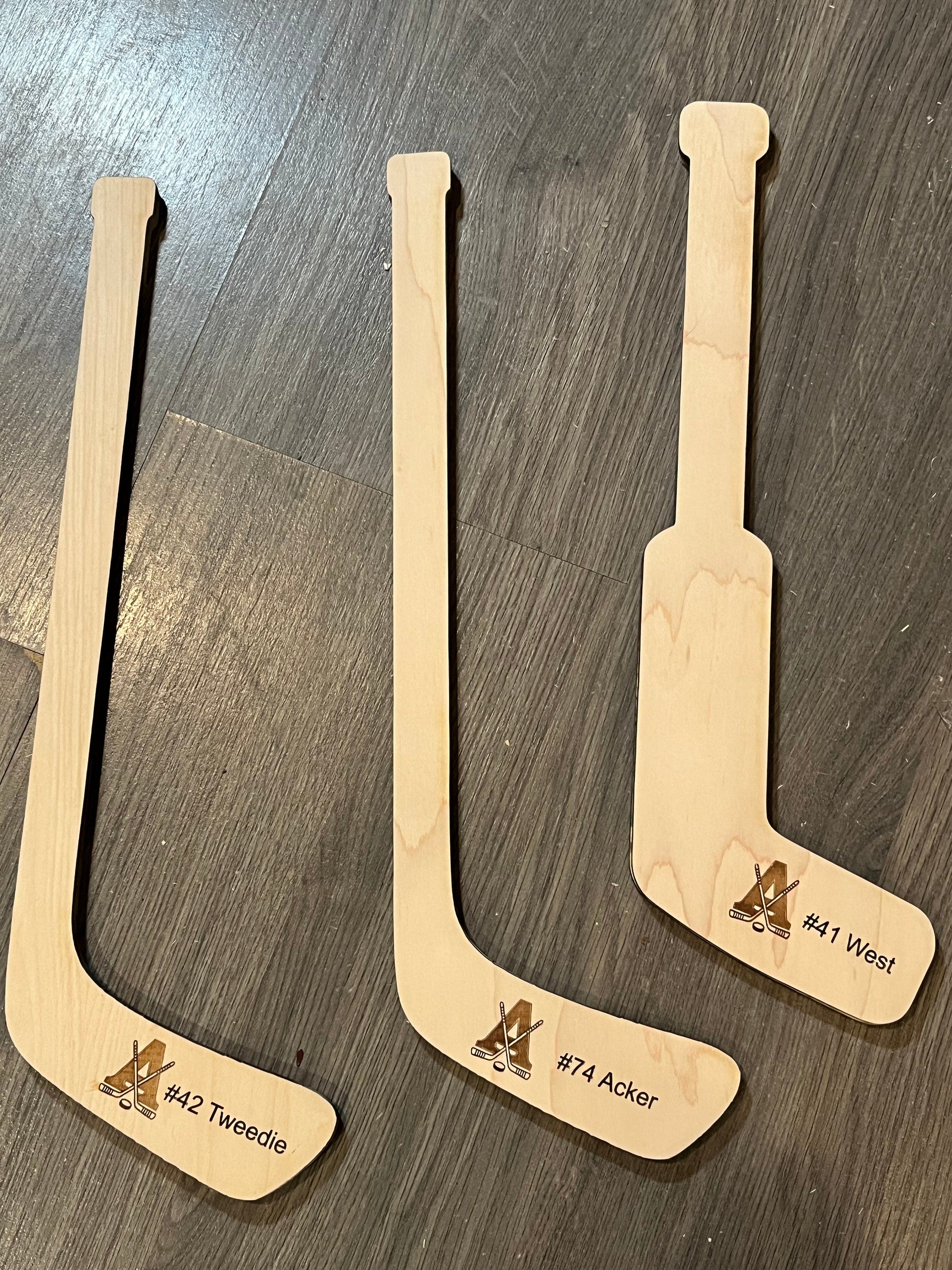 Mini hockey sticks