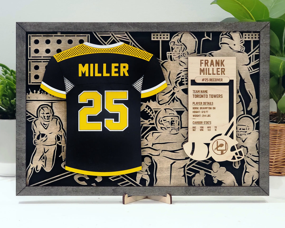 Football Jersey Plaques
