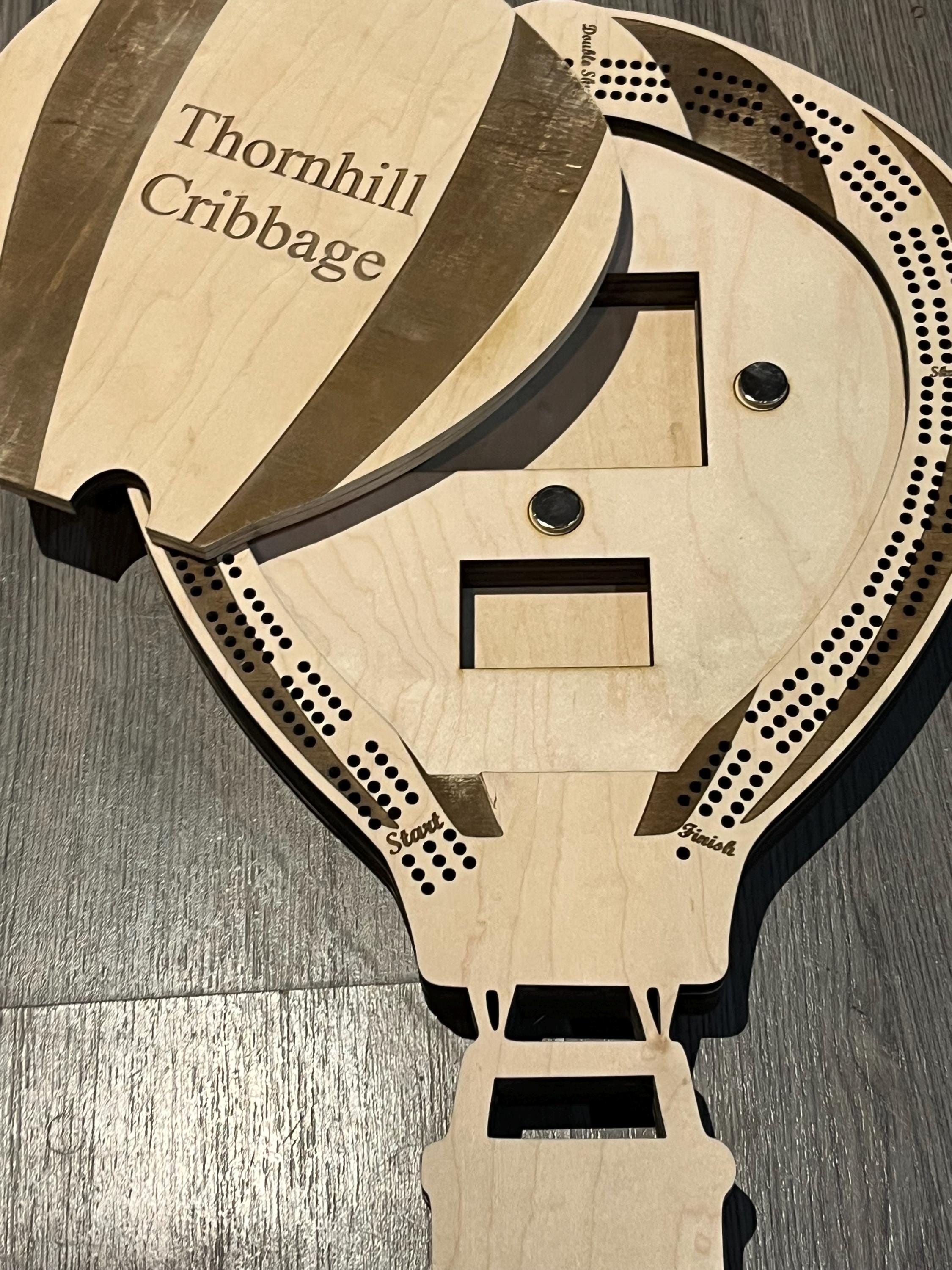 hot air balloon cribbage board