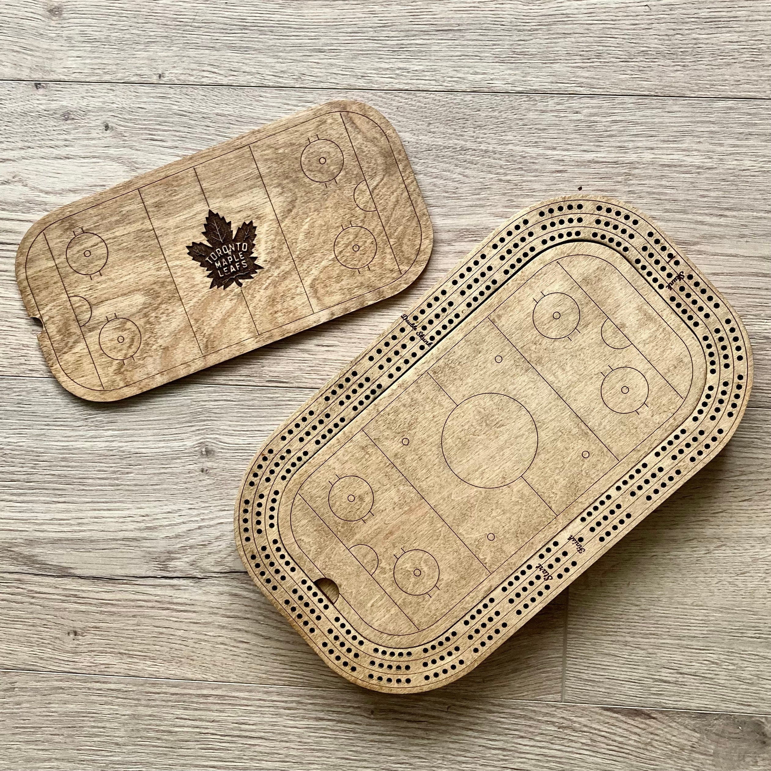 Custom sports cribbage boards. Any sport any logo.