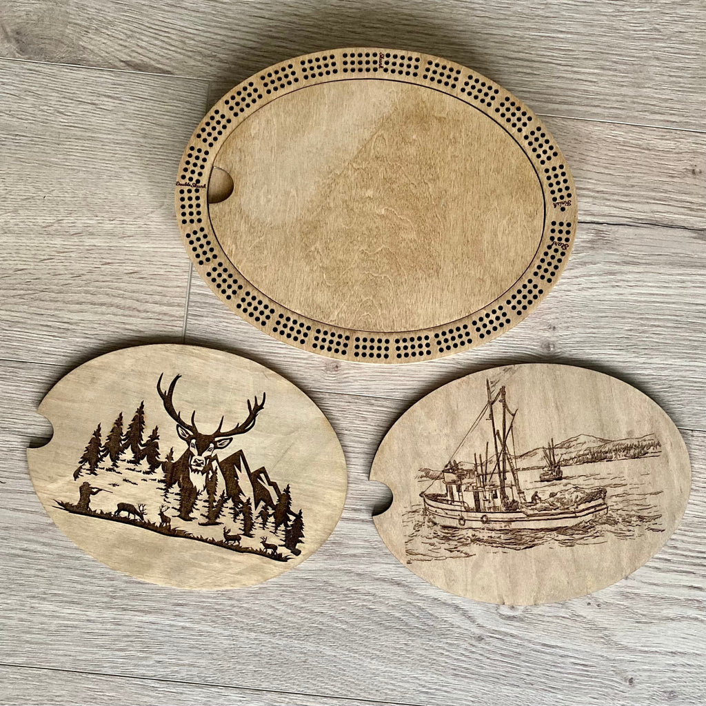 Cribbage board Custom made any shape fully personalized