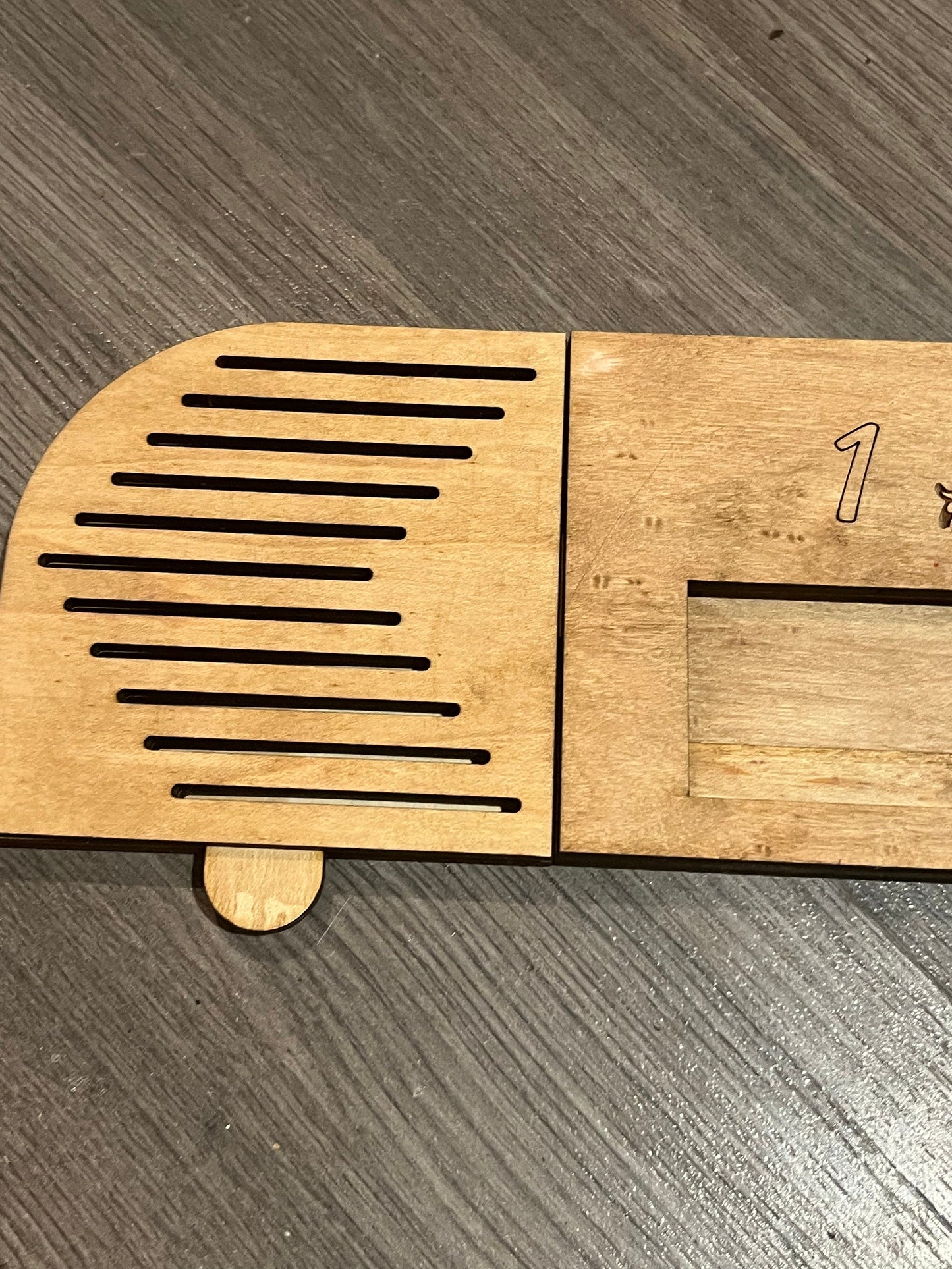 Monopoly board frame with banker tray