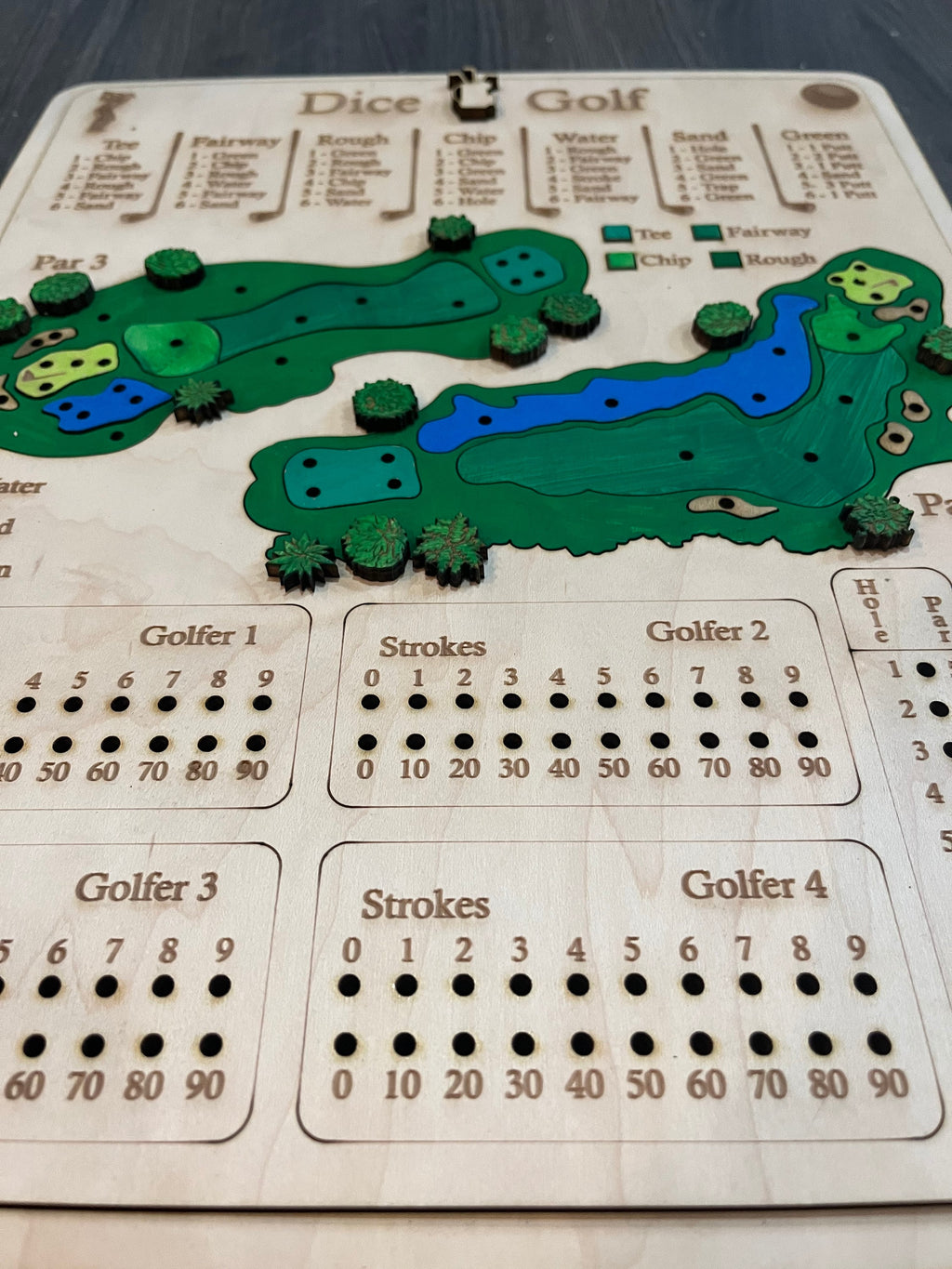 Dice Golf Game