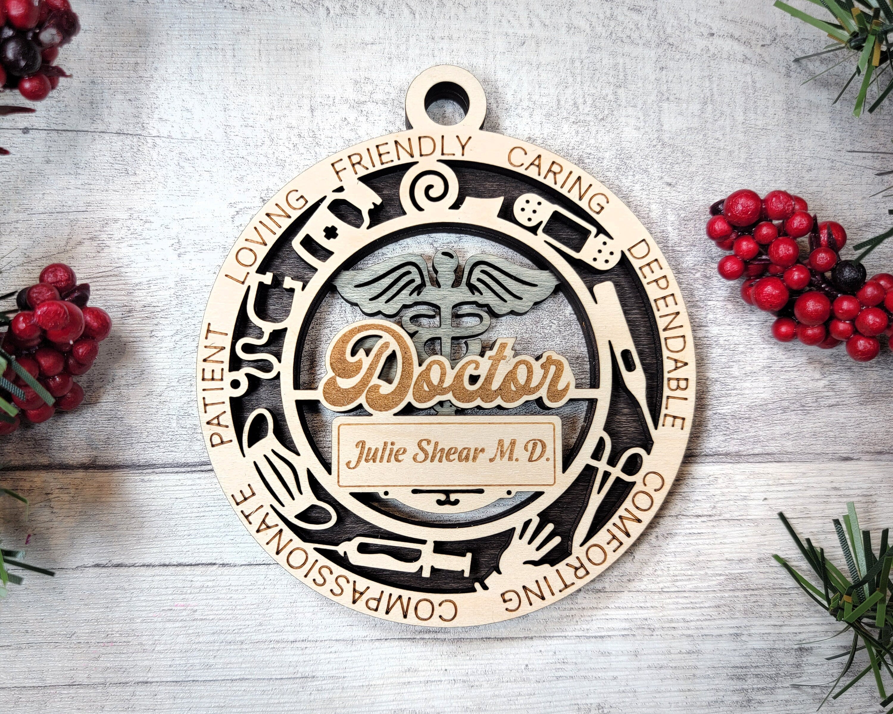 Doctor Christmas ornaments