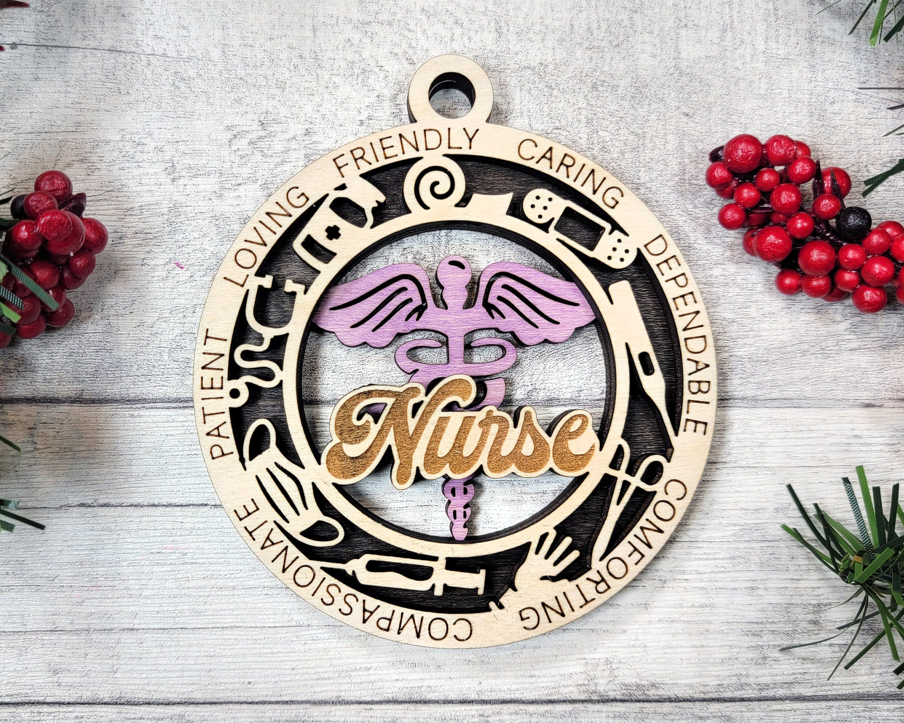 Nurse Christmas ornaments