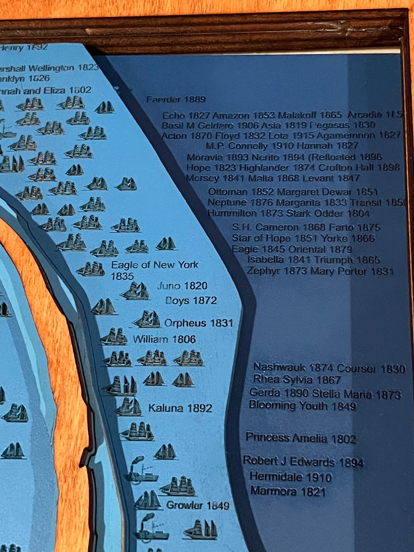 Sable Island ship wreck 3d map