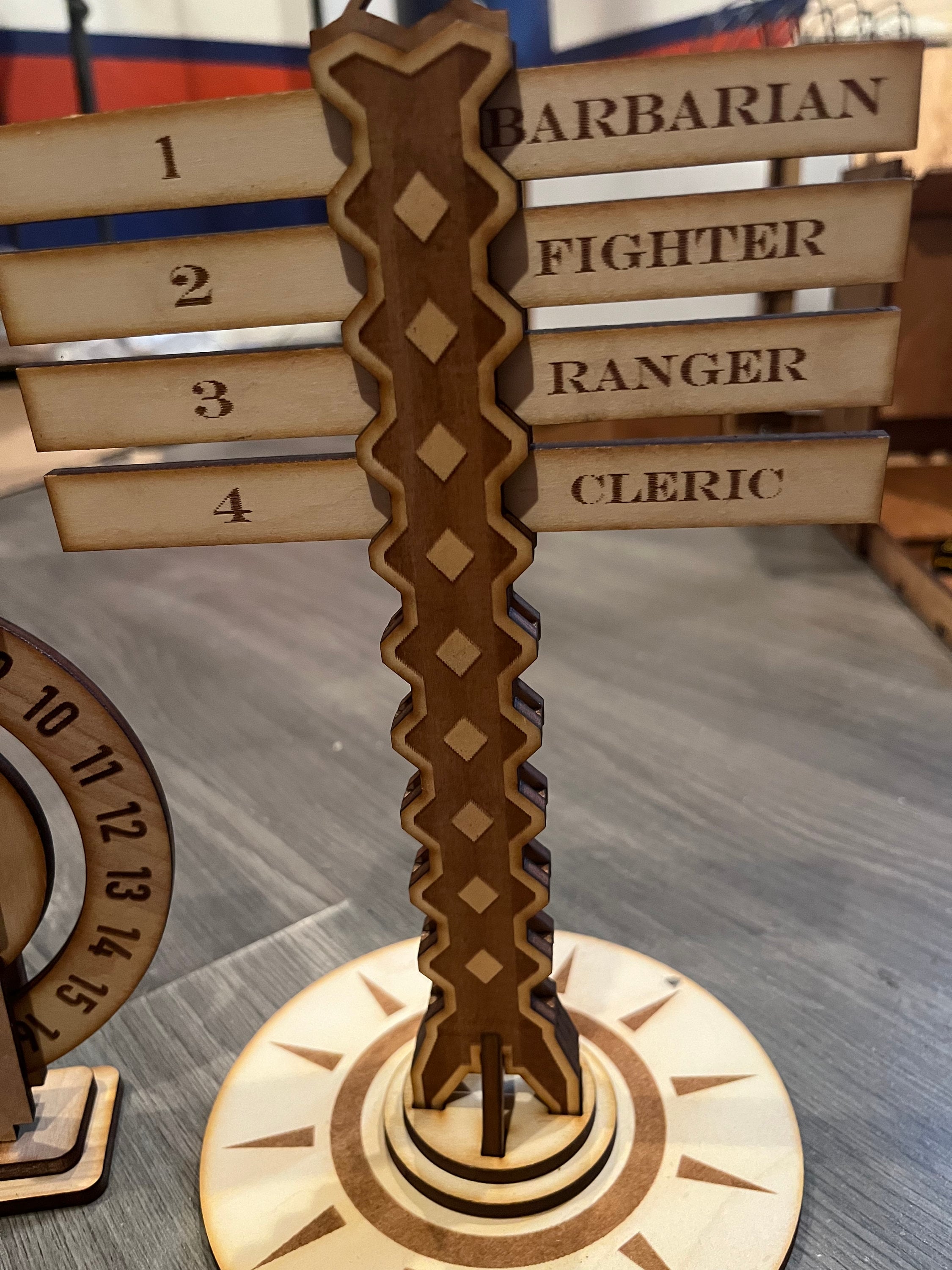 Dungeons and Dragons Initiative Tracker & Time Tracker Set