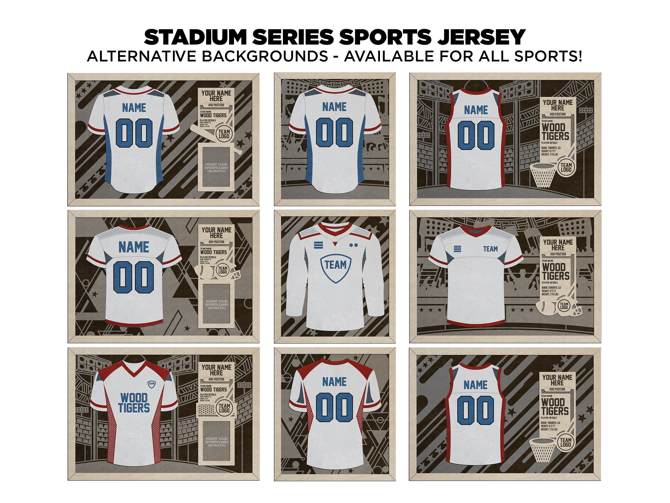 Baseball Jersey Plaques