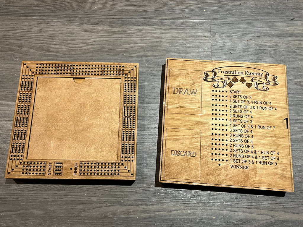 Cribbage and frustration rummy combo