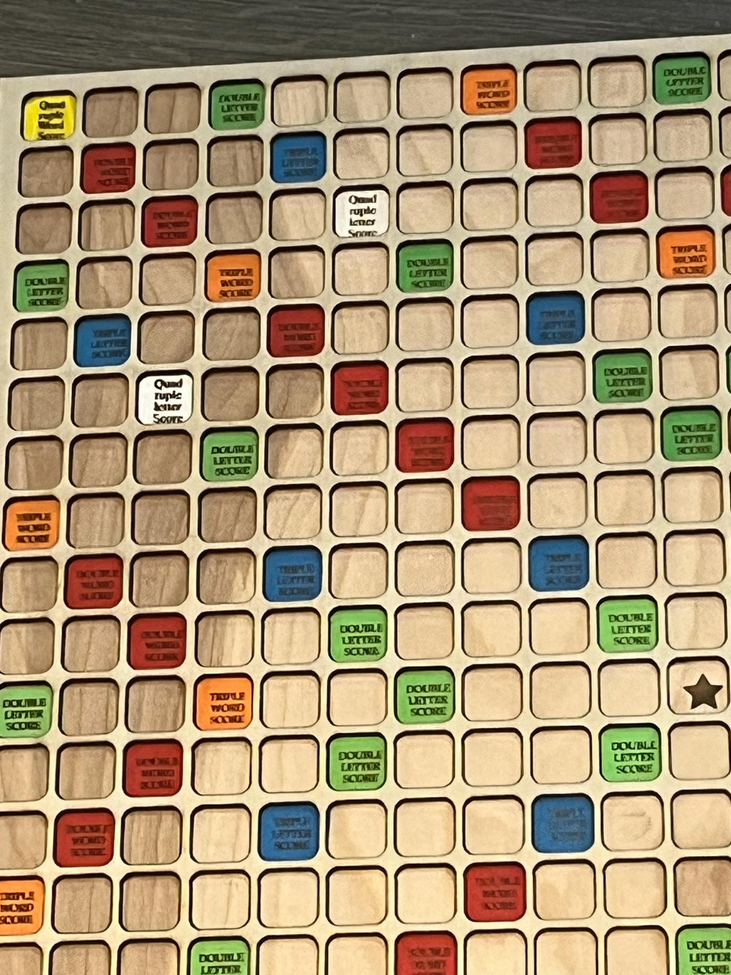 Large scrabble board (super scrabble)