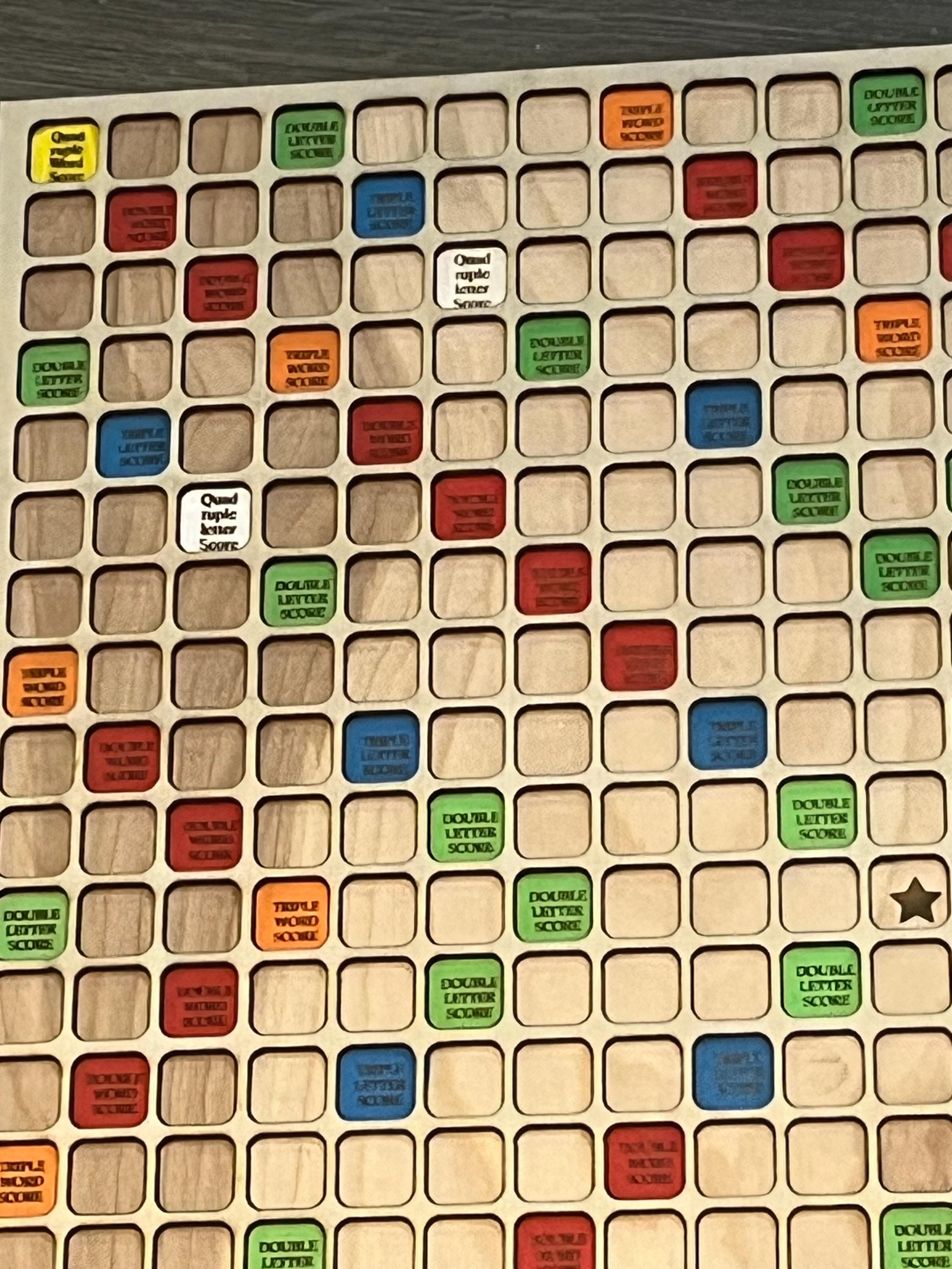 Large scrabble board (super scrabble)