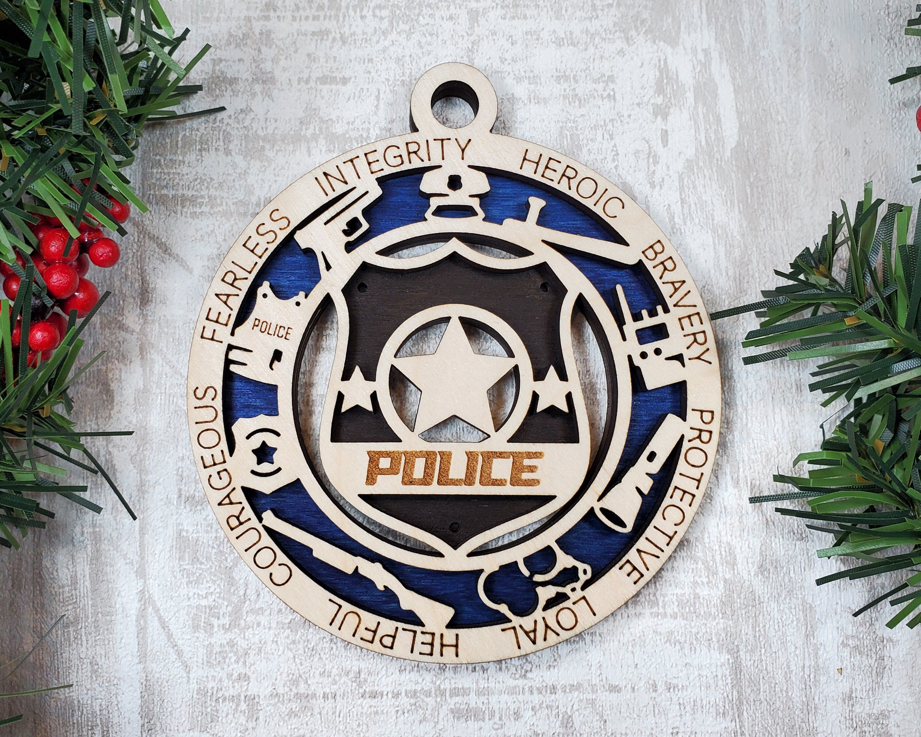 First responders and emergency staff ornaments