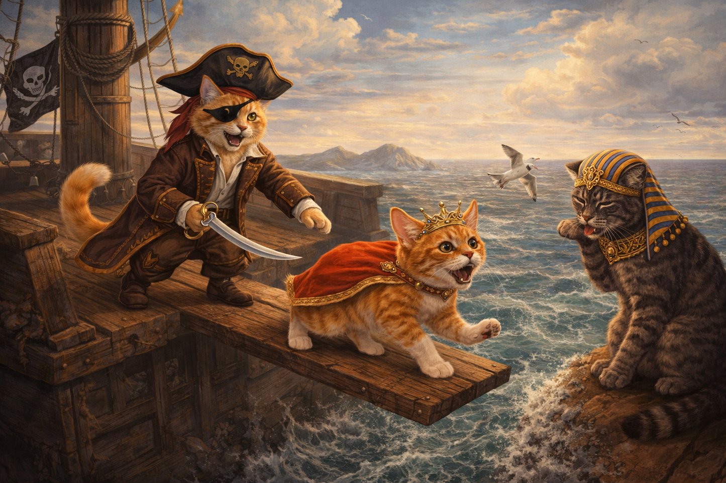 *Digital* Funny Custom Pet Portraits  Royals